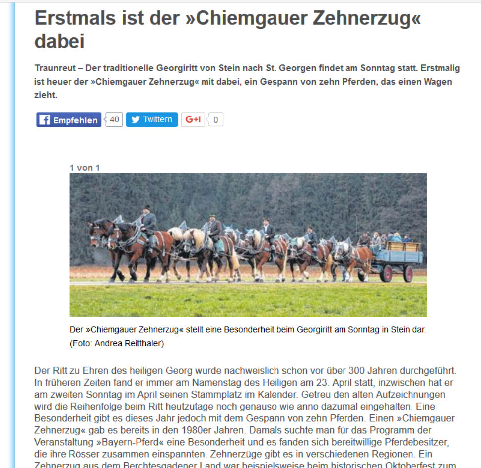 Traunsteiner Tagblatt 7.4.2016