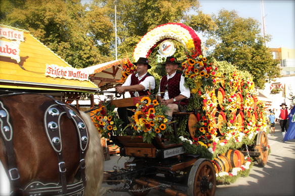 AUERBR&Auml;U Vorbereitungen zum Festzug (Er&ouml;ffnung) der Wiesn 2012